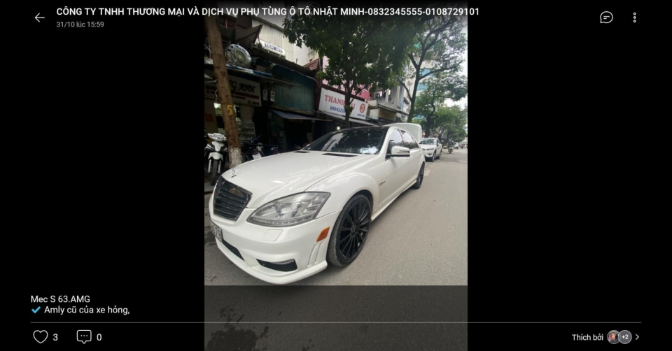 Mec S 63.AMG- Amly cũ của xe hỏng,- Thay mới Amly- Bên em nhận sửa chữa ,thay mới các hộp trên xe.Cảm ơn các bác đã tin tưởng và ủng hộ,các bác cần gì thì cứ gọi em.- 083.2345555- Số 8 Lý thường kiệt .HN