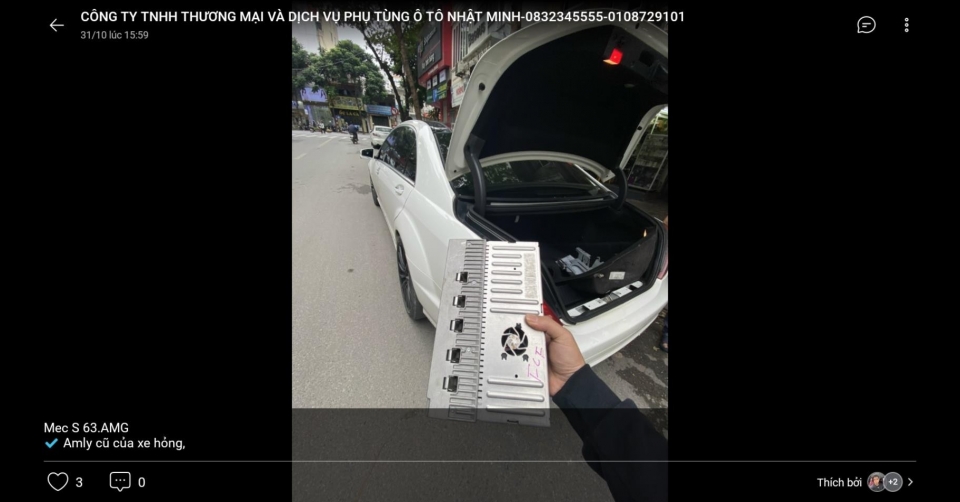 Mec S 63.AMG- Amly cũ của xe hỏng,- Thay mới Amly- Bên em nhận sửa chữa ,thay mới các hộp trên xe.Cảm ơn các bác đã tin tưởng và ủng hộ,các bác cần gì thì cứ gọi em.- 083.2345555- Số 8 Lý thường kiệt .HN